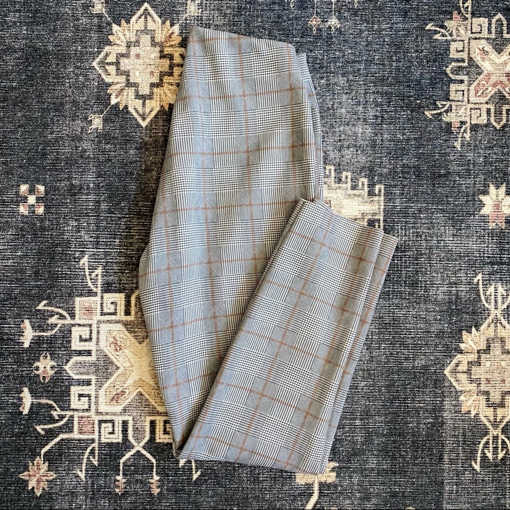 Plaid Legging-Slacks